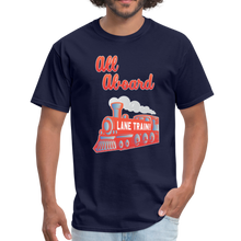 Load image into Gallery viewer, Lane Train Ole Miss All Aboard Unisex T-Shirt - navy