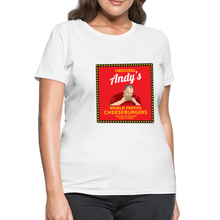 Load image into Gallery viewer, Andy Reid Cheeseburgers Women&#39;s T-Shirt - white