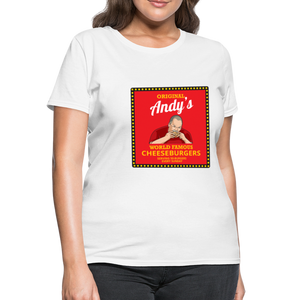 Andy Reid Cheeseburgers Women's T-Shirt - white