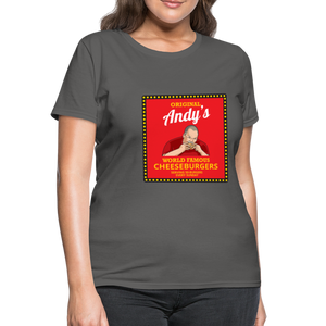 Andy Reid Cheeseburgers Women's T-Shirt - charcoal