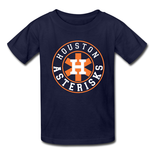 Houston Asterisks cheaters Kids' T-Shirt - navy