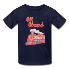 Load image into Gallery viewer, Lane Train Ole Miss All Aboard Kids&#39; T-Shirt - navy