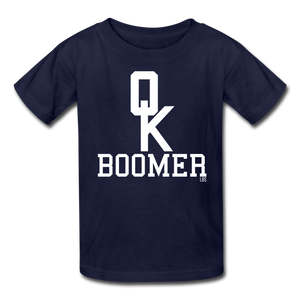 OK Boomer Kids' T-Shirt - navy