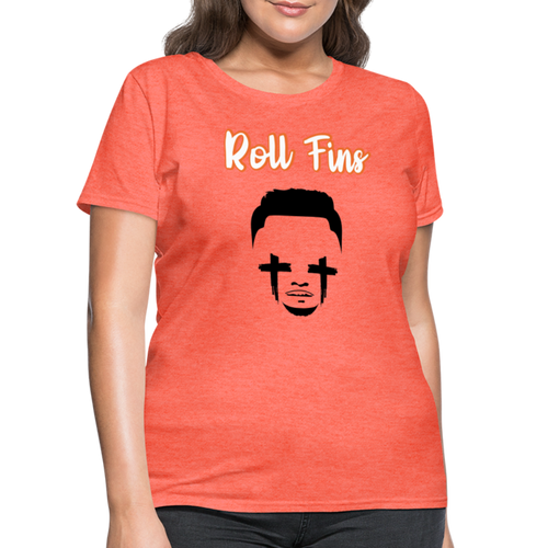 Roll Fins Women's T-Shirt - heather coral