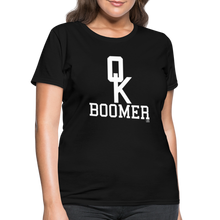 Load image into Gallery viewer, OK Boomer Women&#39;s T-Shirt - black