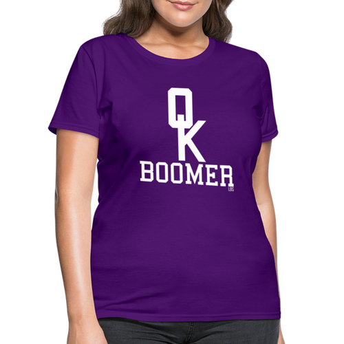 OK Boomer Women's T-Shirt - purple