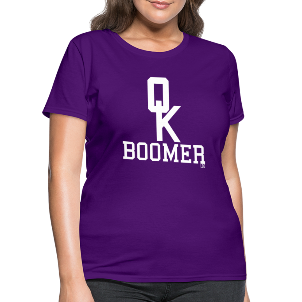 OK Boomer Women's T-Shirt - purple