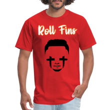 Load image into Gallery viewer, Roll Fins Unisex Classic T-Shirt - red