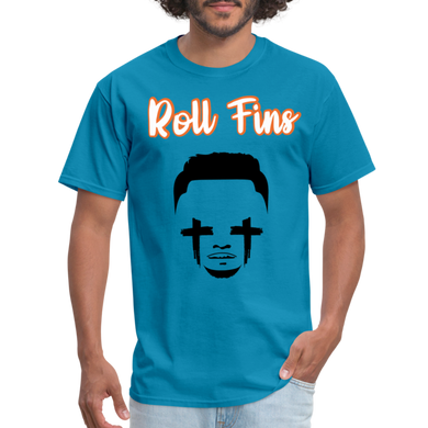 Roll Fins Unisex Classic T-Shirt - turquoise