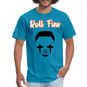 Roll Fins Unisex Classic T-Shirt - turquoise