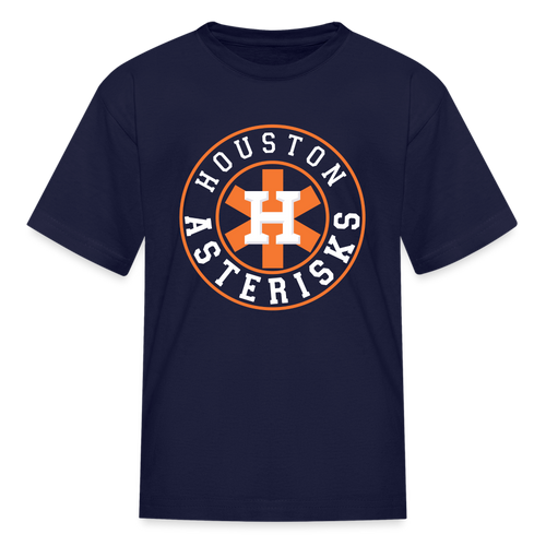 Houston Asterisks cheaters Kids' T-Shirt - navy