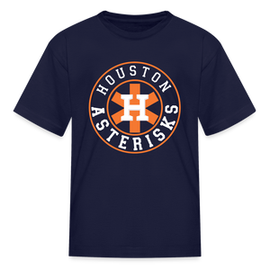 Houston Asterisks cheaters Kids' T-Shirt - navy