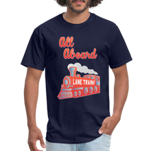 Load image into Gallery viewer, Lane Train Ole Miss All Aboard Unisex T-Shirt - navy