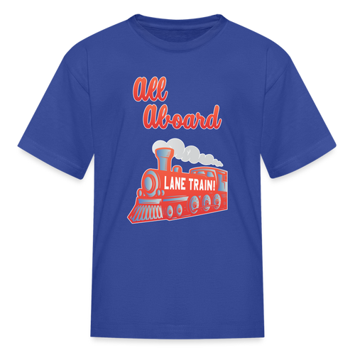 Lane Train Ole Miss All Aboard Kids' T-Shirt - royal blue