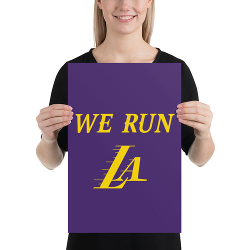 We Run LA Lakers poster