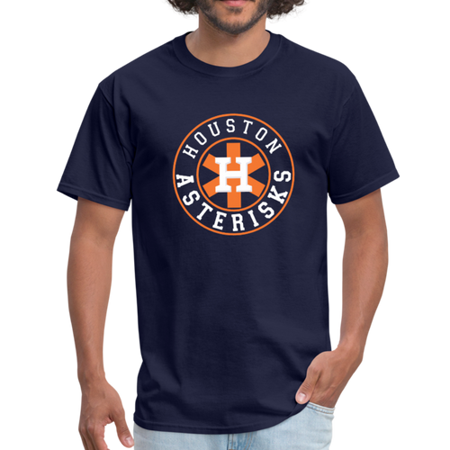 Houston Asterisks shirt cheaters - navy