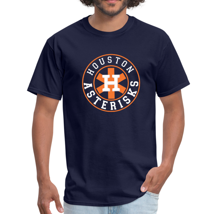 Houston Asterisks shirt cheaters - navy