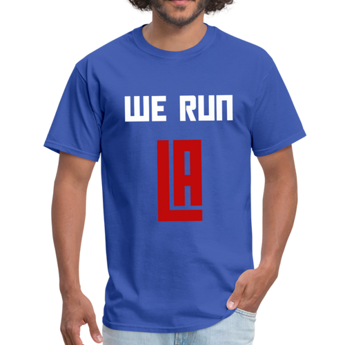 We Run LA - Basketball Blue Unisex T-Shirt - royal blue