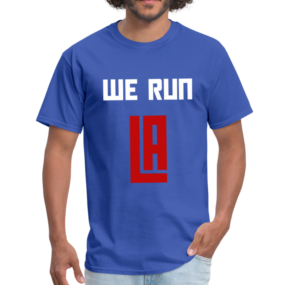 We Run LA - Basketball Blue Unisex T-Shirt - royal blue