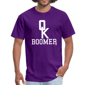 OK BOOMER Unisex Shirt - purple