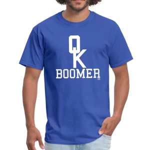 OK BOOMER Unisex Shirt - royal blue
