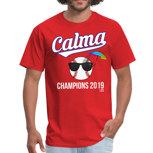 Calma Champions 2019 Unisex T-Shirt - red