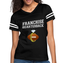 Load image into Gallery viewer, Franchise Quarterback customize jersey gift for engaged or married wife - black/white