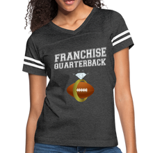 Load image into Gallery viewer, Franchise Quarterback customize jersey gift for engaged or married wife - vintage smoke/white