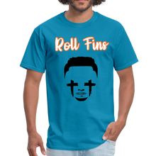 Load image into Gallery viewer, Roll Fins Unisex Classic T-Shirt - turquoise