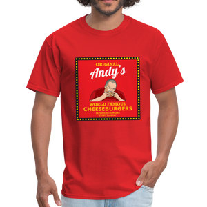 Andy Reid Cheeseburgers shirt - red