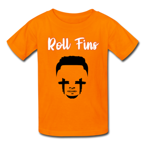 Roll Fins Kids Youth Shirt - orange