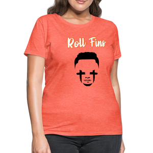 Roll Fins Women's T-Shirt - heather coral