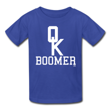 Load image into Gallery viewer, OK Boomer Kids&#39; T-Shirt - royal blue
