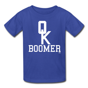 OK Boomer Kids' T-Shirt - royal blue