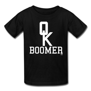 OK Boomer Kids' T-Shirt - black
