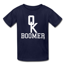Load image into Gallery viewer, OK Boomer Kids&#39; T-Shirt - navy
